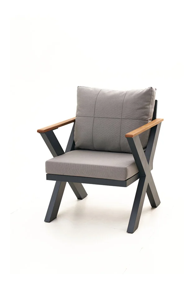 Skyline Alüminyum Bahçe Oturma Grubu (2+1+1+M)